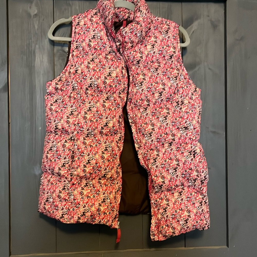 Lands end girls puffer vest size xl